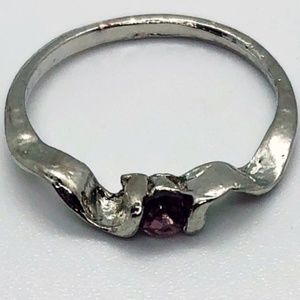 🔥HOT SALE🔥Purple Rhinestone Fashion Ring 6 1/2
